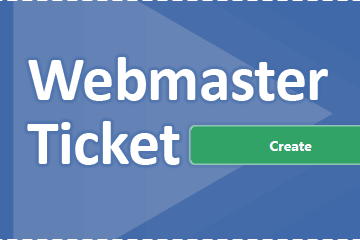 Webmaster Ticket